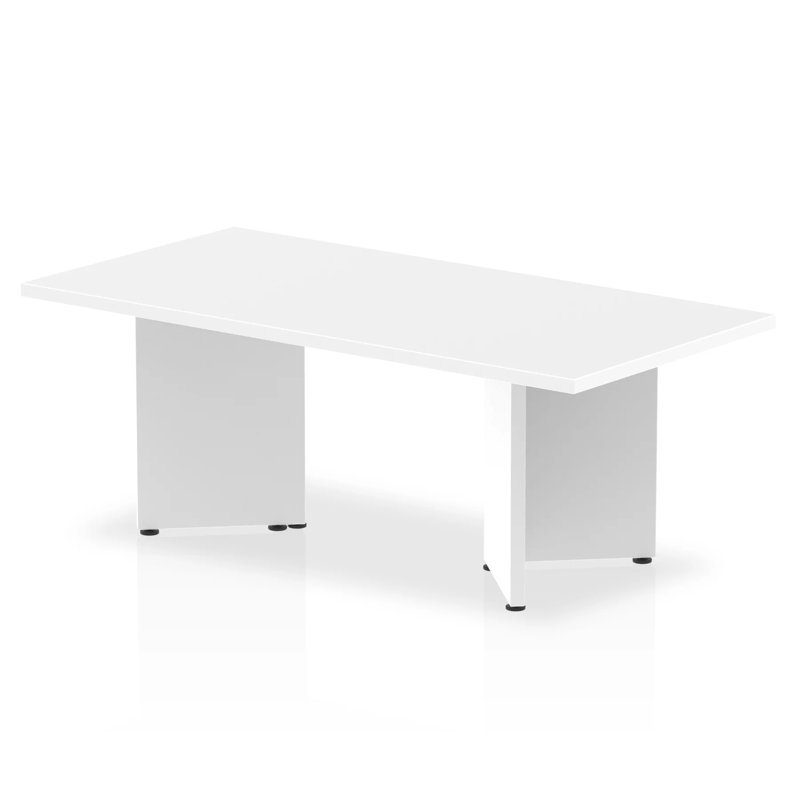 Kyvan 120cm Rectangle Conference Table, White