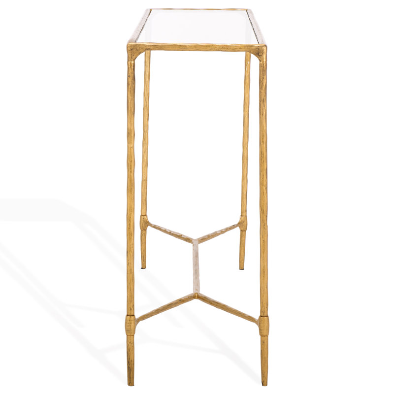 Isabellina Console Table, Brass