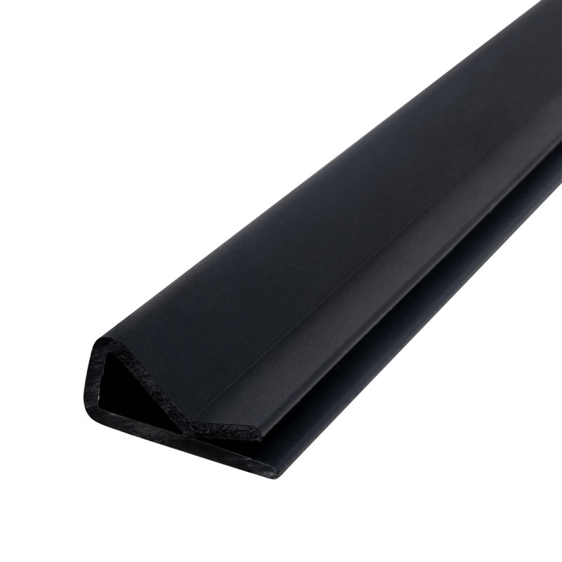 1/16" - 1/4" Styrolux Cap Moulding | Pro Pack, Black