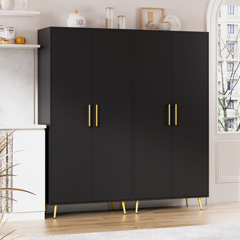 Garde-manger 69 po, Noir mat