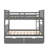 Ershel Kids Full Over Full Bunk Bed with Drawers