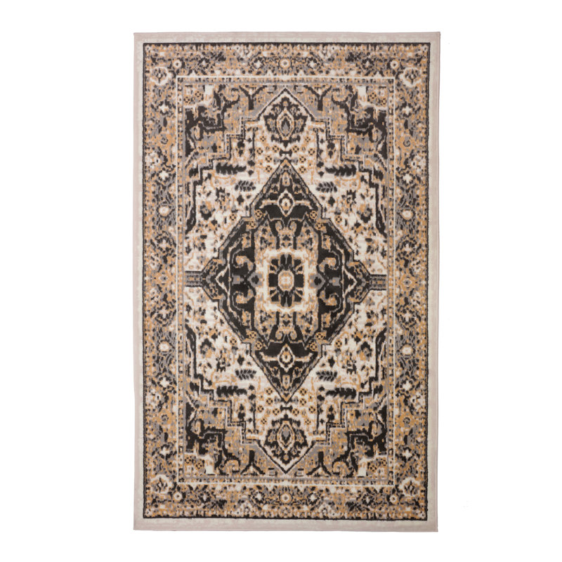 Oriental Indoor Rug, Rectangle 5' x 8'