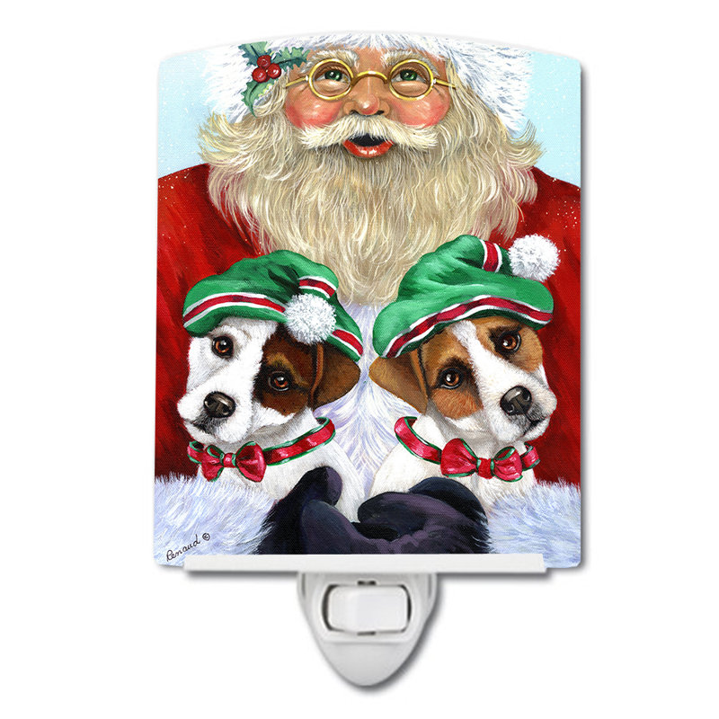 Veilleuse Boxer, Jack Russell Père Noël