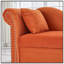 Chaise longue en velours avec rangement, accoudoir gauche et coussin lombaire-131220976