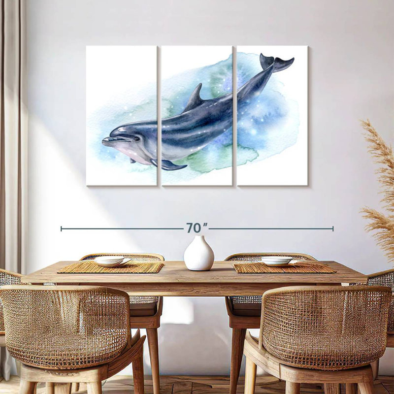 Brampt Aquatic Dolphin, 36" H x 57" W