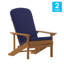Chaises Adirondack en résine de polyuréthane avec coussins Rangins-1054847156