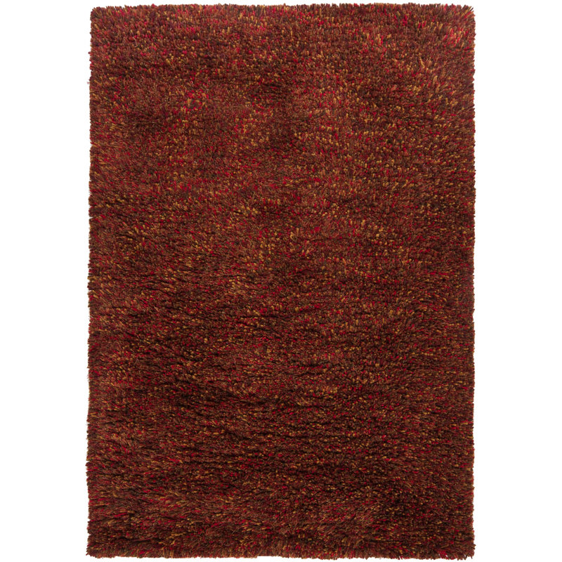 Tapis en laine et polyester tissés à la main Avile, Rectangle 7 pi 9 po x 10 pi 6 po