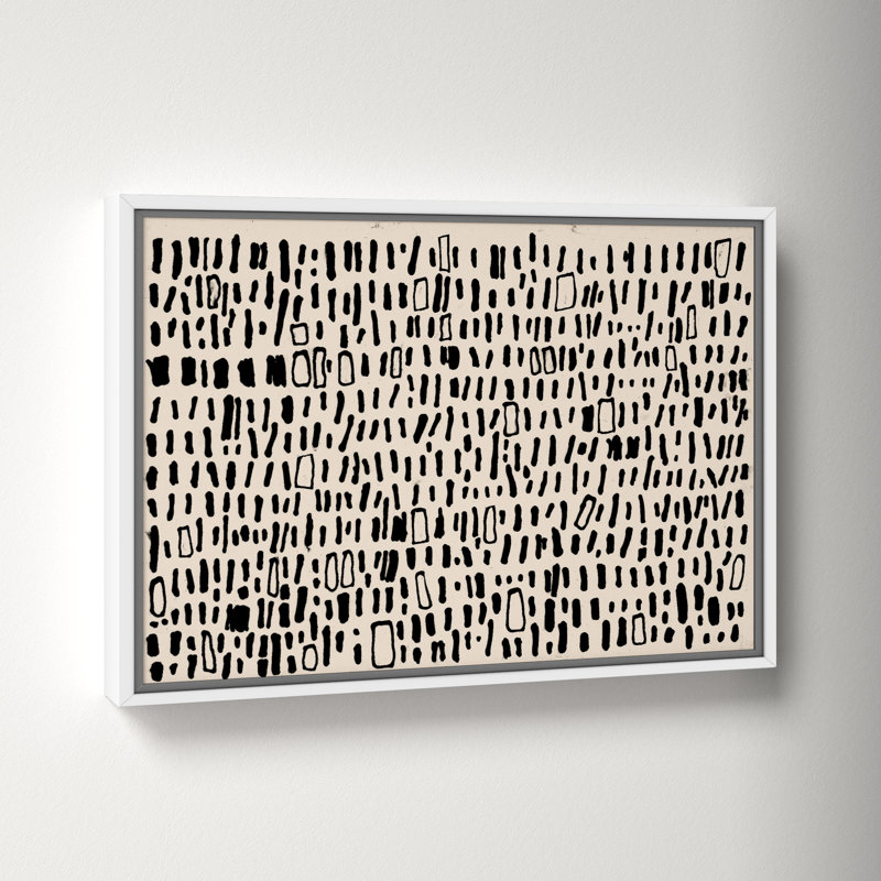Tribal Code by Filippo Ioco, 13.5" H x 19.5" W x 2" D, White