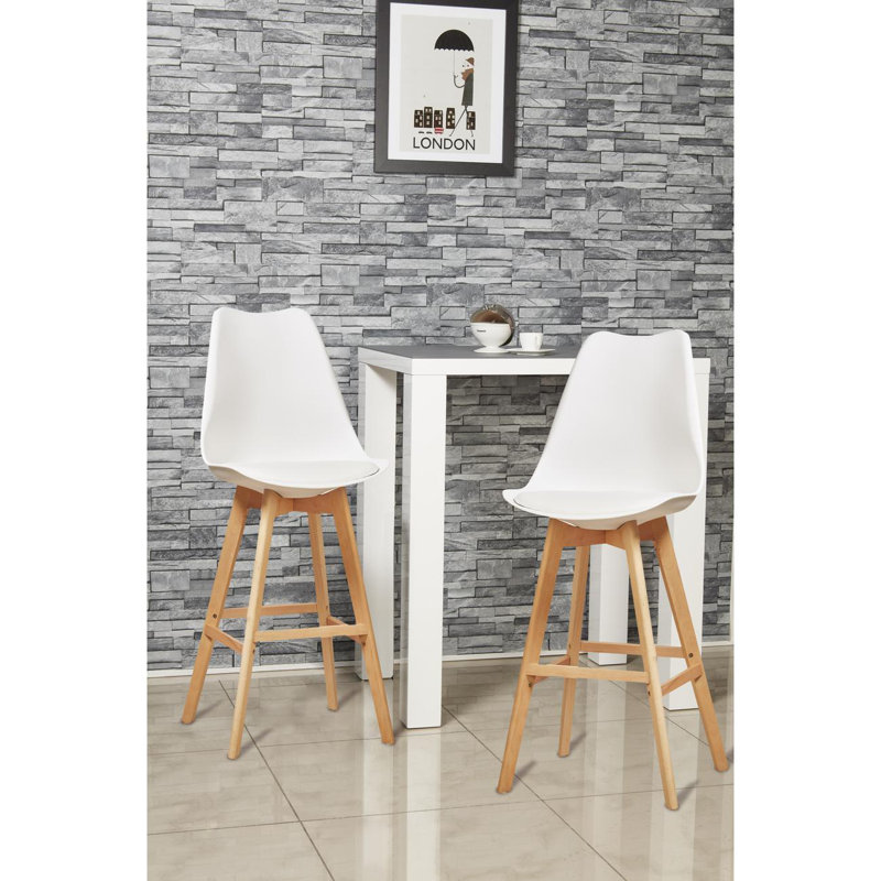 Jonah Counter Stool with Solid Wood Frame