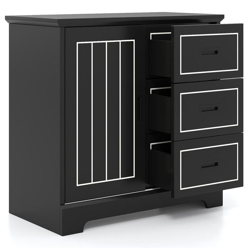 Sideboard Accent Chest, Black