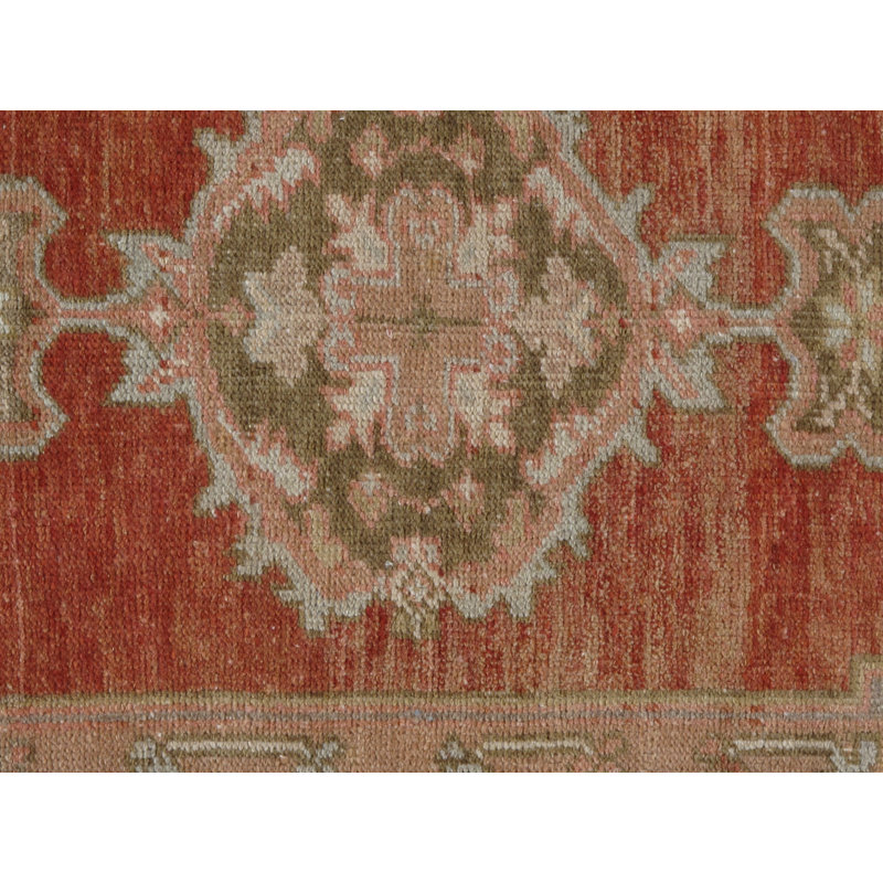 Wool Area Rug in Red