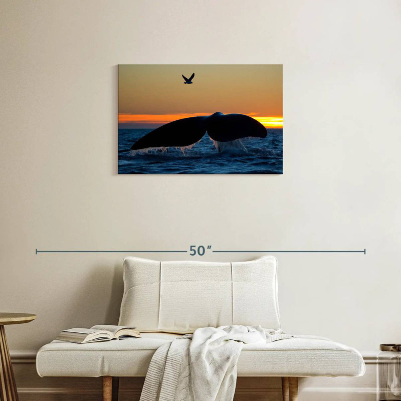 Brampt Whale Tail Sighting, 20" H x 30" W