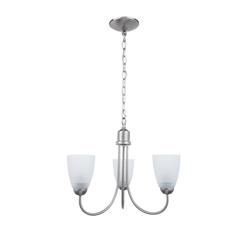 Lustre classique à 3 lumières avec abat-jour Irely