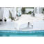 Banc blanc avec texture de bois pour l'extérieur - toutes saisons, protégé, capacité de 500 lb, matériaux, patio facile à installer et jardin sans dossier à texture de bois, blanc, matériau, zones d'assemblage