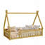 Twin Bed, Tent-Shaped Floor, with Guardrails,Slats-587513080