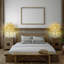 Lampe de table dorée 23,62 po Allyson-1814683305