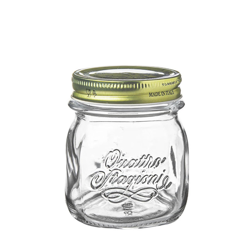 Quattro Stagioni Glass Storage Jar - 250ml