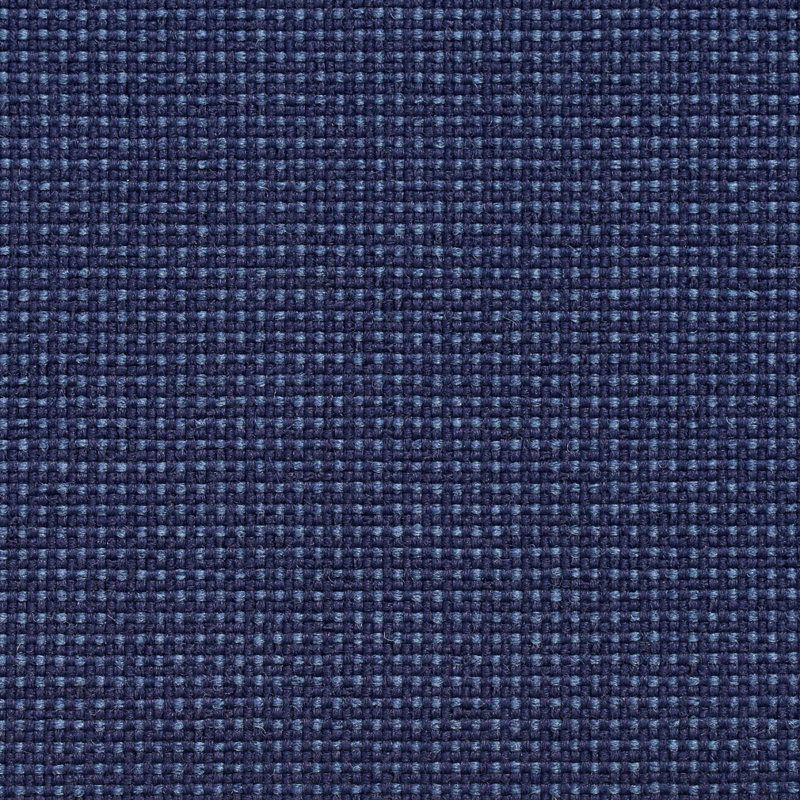 Tissu géométrique en tweed, Bleu 2