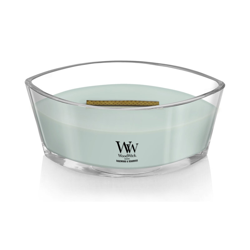 Bougie WoodWick® Chai Ellipse, Vert moyen