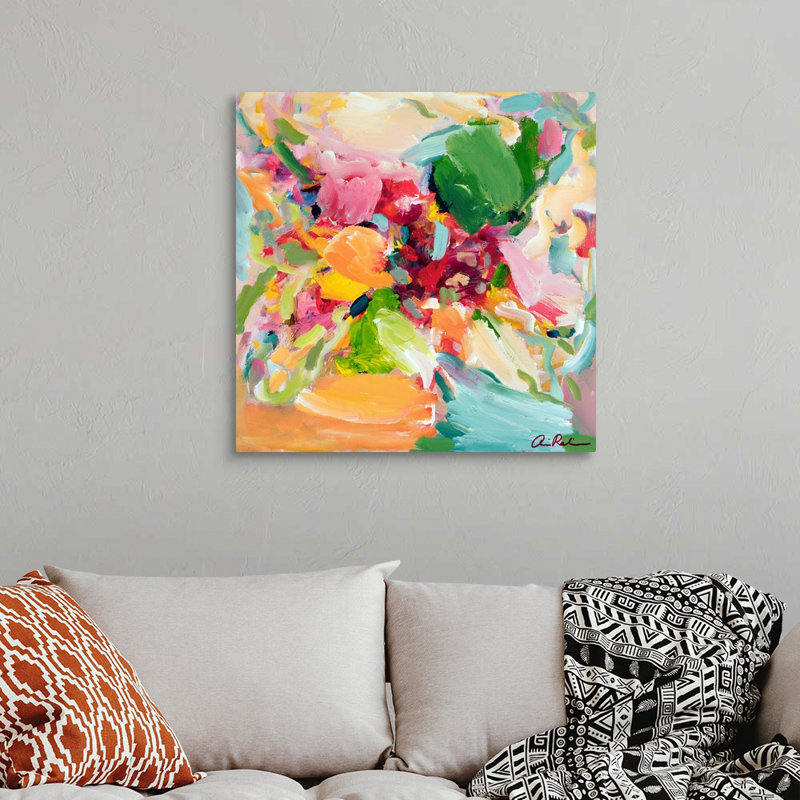 "French Macarons" par Amira Rahim, reproduction sur toile, H 30 po x l 30 po, Toile tendue, Sans cadre