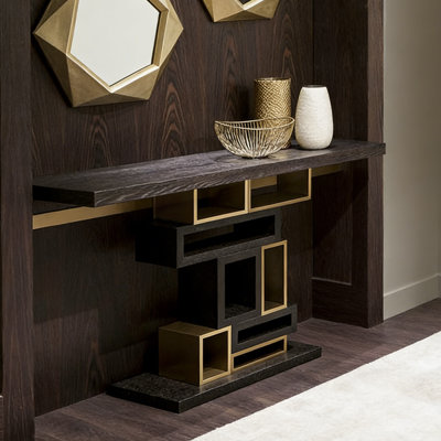 Light luxury simple high-end console table