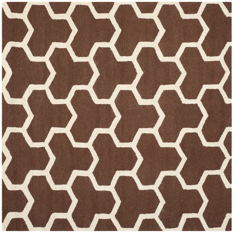 Deedgra Hand Tufted Wool Geometric Rug