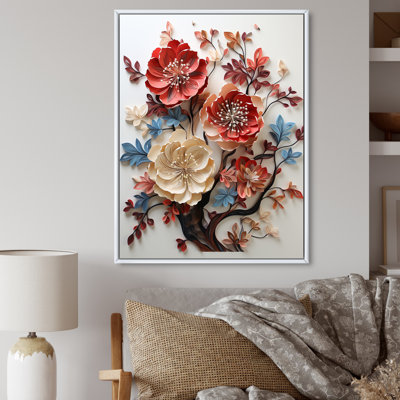 Mackinlay " Red Blue Minimalism Essence Of Nature "