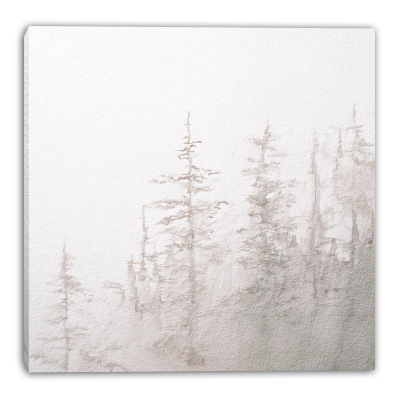 Art mural sur toile Fading Pines, L 40 po x H 40 po x P 1,5 po