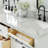 Thornaby 66'' Solid Wood Double Bathroom Vanity with 1.5'' Carrara Marble Top-91527769-119156829