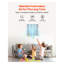 Grille de filtre à air blanche à retour d'air 20 x 20 - Couvercle de ventilation CVC en acier durable avec conception à ouverture facile pour le plafond et le mur