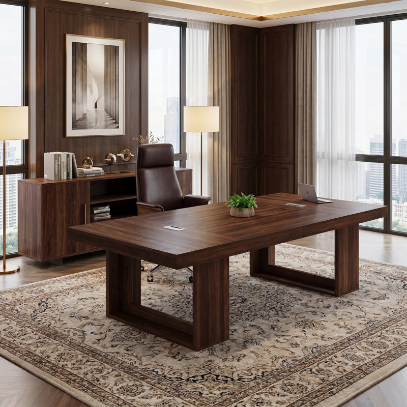 Extra Large 94.5" Wide Executive Office Desk