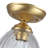 Zanera 1-Light Semi-Flush with Clear Glass-1870040852