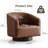 31.1" W Upholstered Swivel Barrel Chair-1680354534