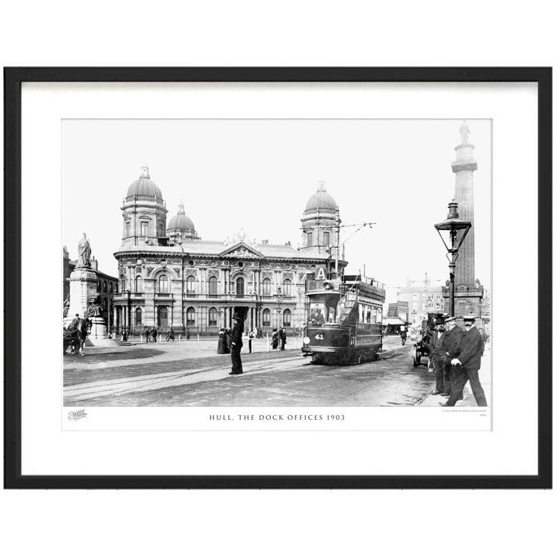 Hull, The Dock Offices 1903 by Francis Frith - Single Picture Frame Print, 45cm H x 60cm W x 2.3cm D