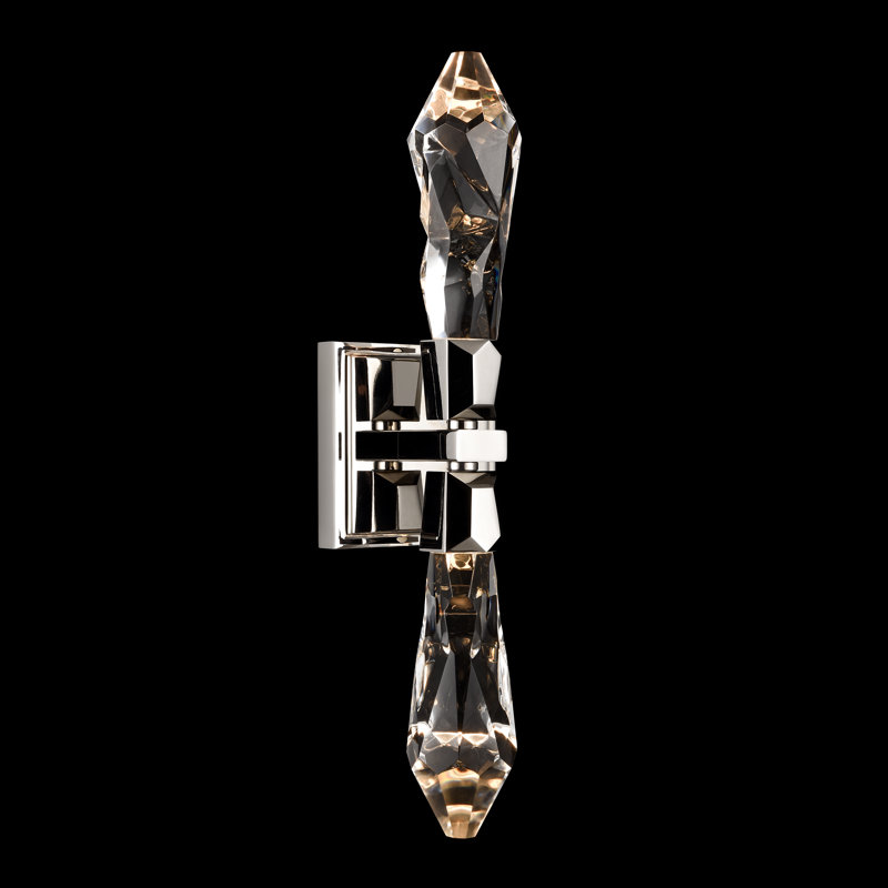 Angelus Steel LED Wallchiere, Polished Nickel