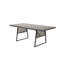 Tesni Rectangular Glass Outdoor Dining Table - 193 cm W 90 cm D