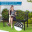 Overturf Metal Outdoor Bench