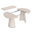 Extendable Metal Base Dining Table-1161070165-1161070152