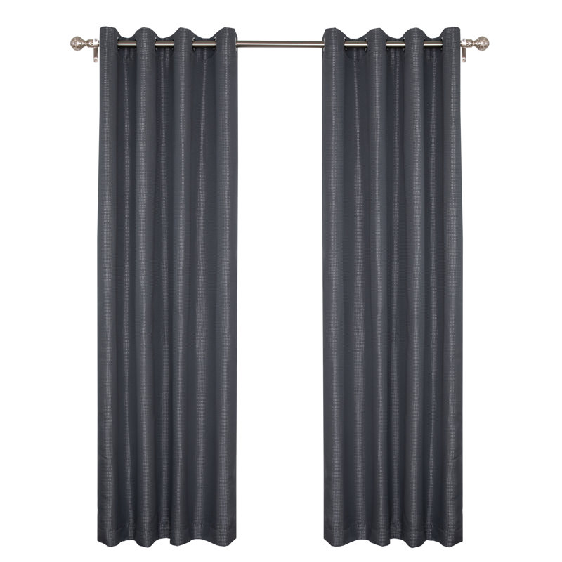 Paire de rideaux obscurcissant Tabarez, Gris