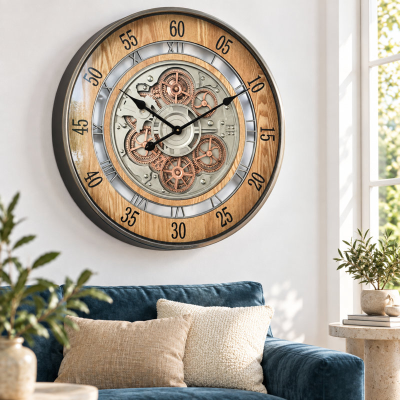 Metal Wall Clock