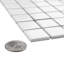 Carreau de mosaïque en porcelaine carré blanc mat 10-3 / 4 "x 11-3 / 4" Metro 1 "
