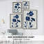 Indigo Bloom II, reproduction encadrée - bois massif-1950500163