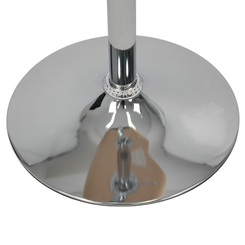 Tabourets de bar pivotants rembourrés modernes Zager, Gris, 1