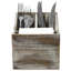 Wood Rectangle Flatware Caddy