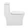 Swiss Madison Concorde One-Piece Toilet – Dual Flush, Square Bowl, Soft-Close Seat, 10\" Rough-In