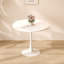 Ensemble de table de salle à manger, table de salle à manger ronde de 24 po et 2 chaises de salle à manger en velours avec pieds plaqués or-773567540-773567541