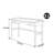 American style small storage desk