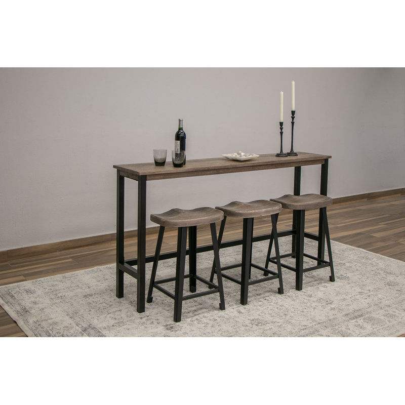 Aerielle Solid Wood Counter Stool