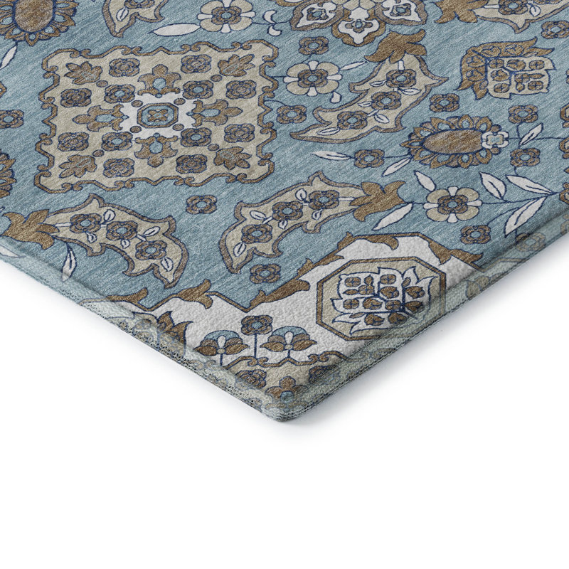 Tapis de qualité supérieure lavable à la machine Crestover AMF1853 Global, Rectangle 1 pi 8 po x 2 pi 6 po