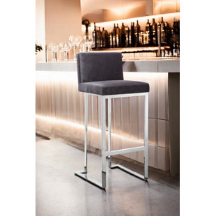Dexter Upholstered Counter Stool with Metal Frame